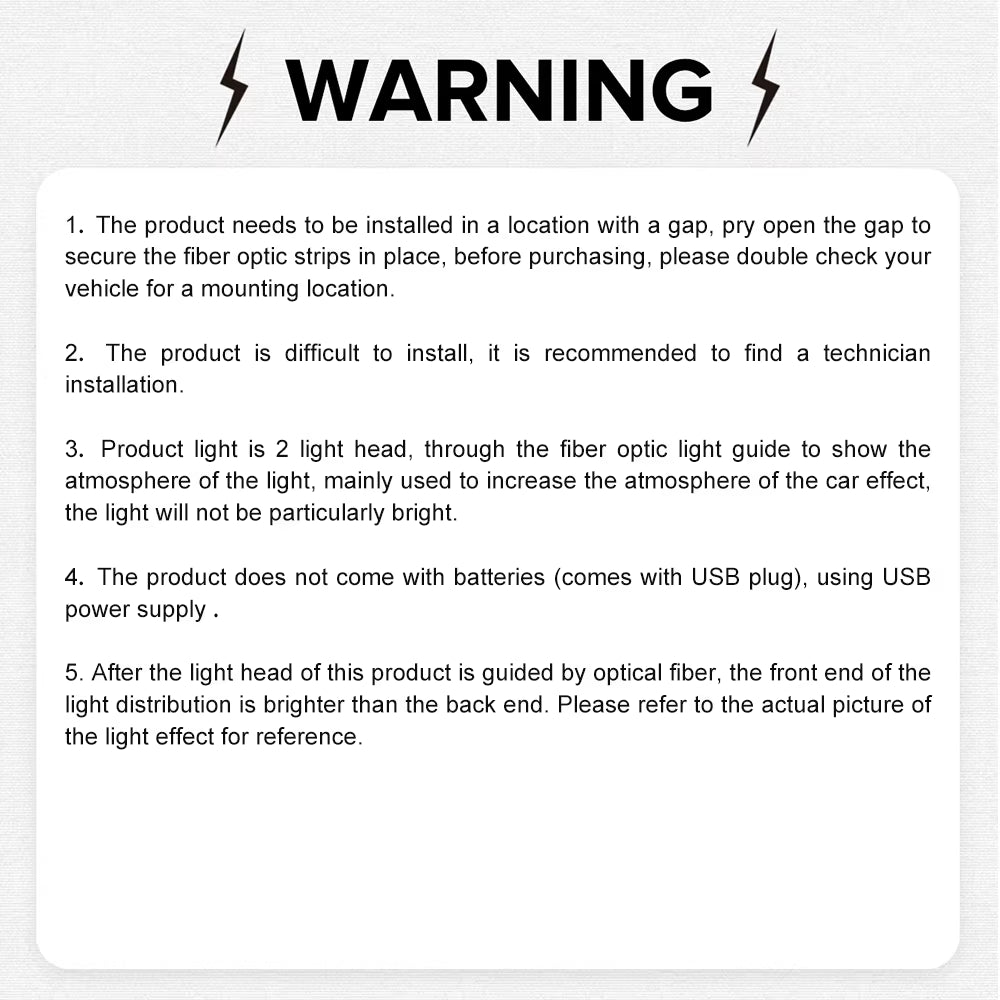 Transform Your Ride with the APP Colorful USB Powered Car Interior LED Light – 5M Fiber Ambient Glow with Multiple Color Modes