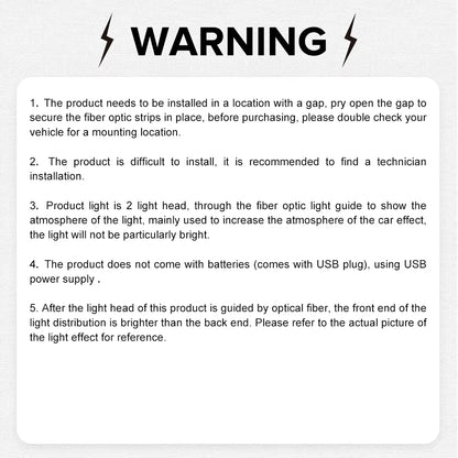 Transform Your Ride with the APP Colorful USB Powered Car Interior LED Light – 5M Fiber Ambient Glow with Multiple Color Modes